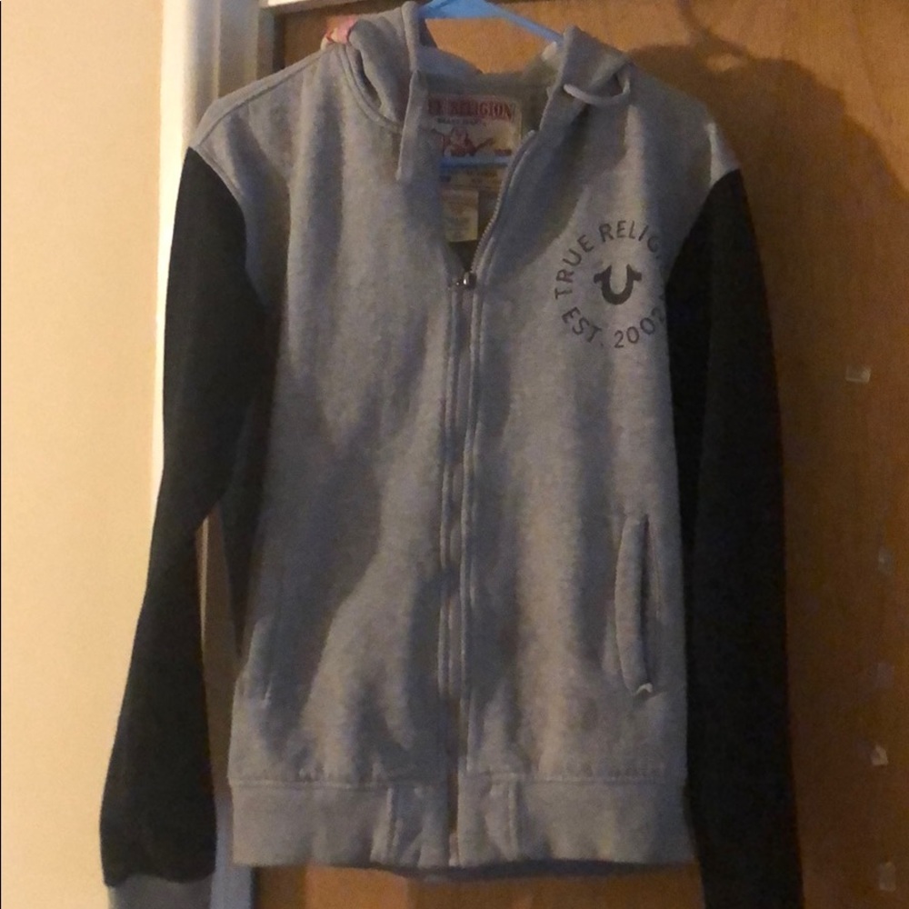 ✨True Religion full zip Hoodie✨